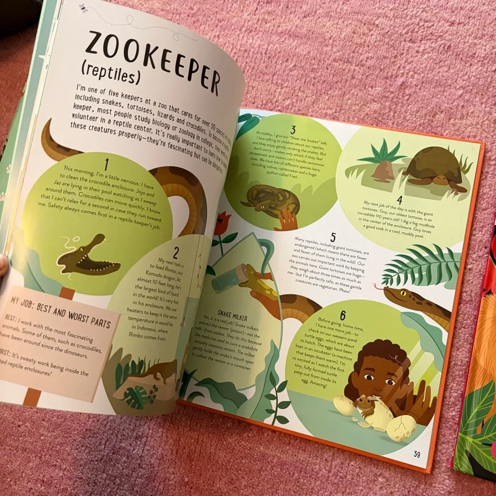 Usborne Kane Miller I Like Animals Jobs & Secrets of the Rain Forest